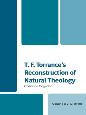 cover image of T. F. Torrance's Reconstruction of Natural Theology